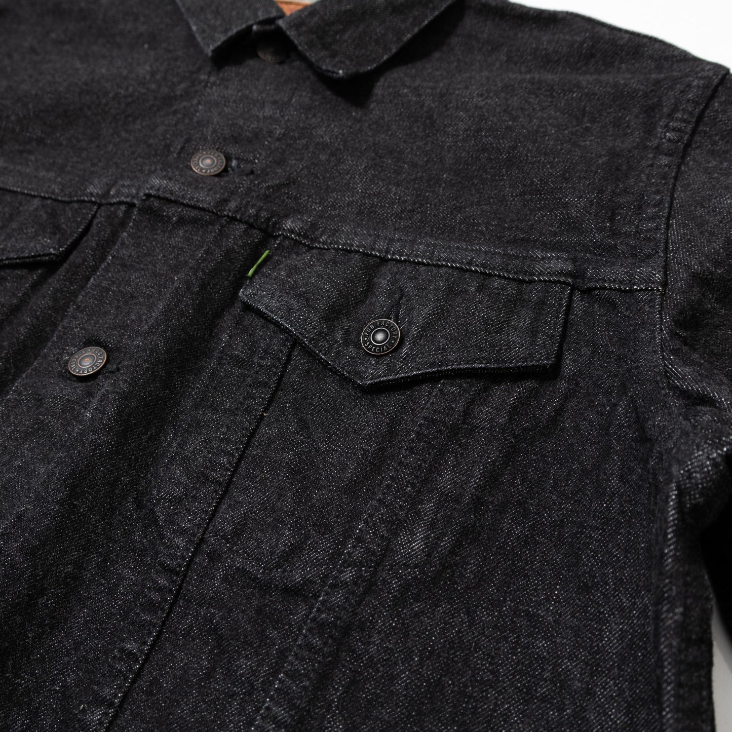 F2444 SELVEDGE DENIM 3rd JKT (BLACK DENIM)