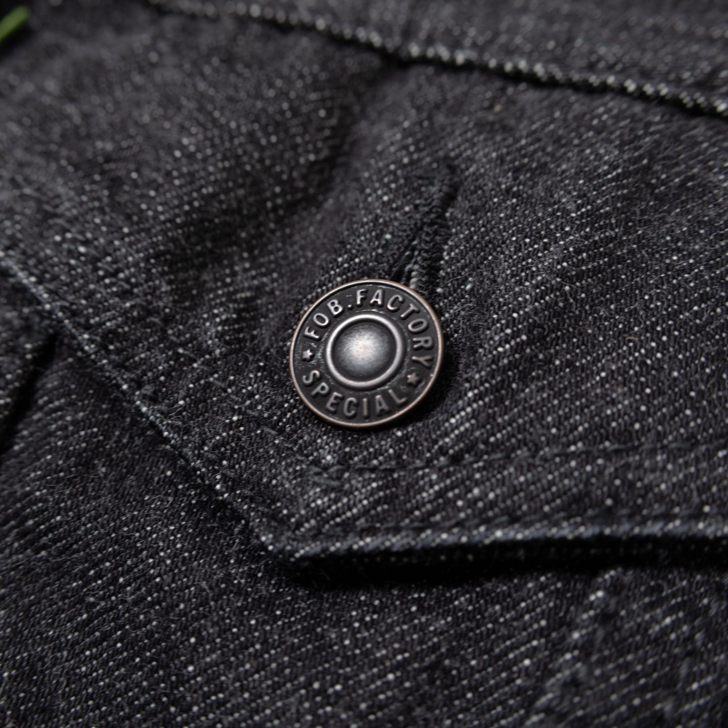 F2444 SELVEDGE DENIM 3rd JKT (BLACK DENIM)