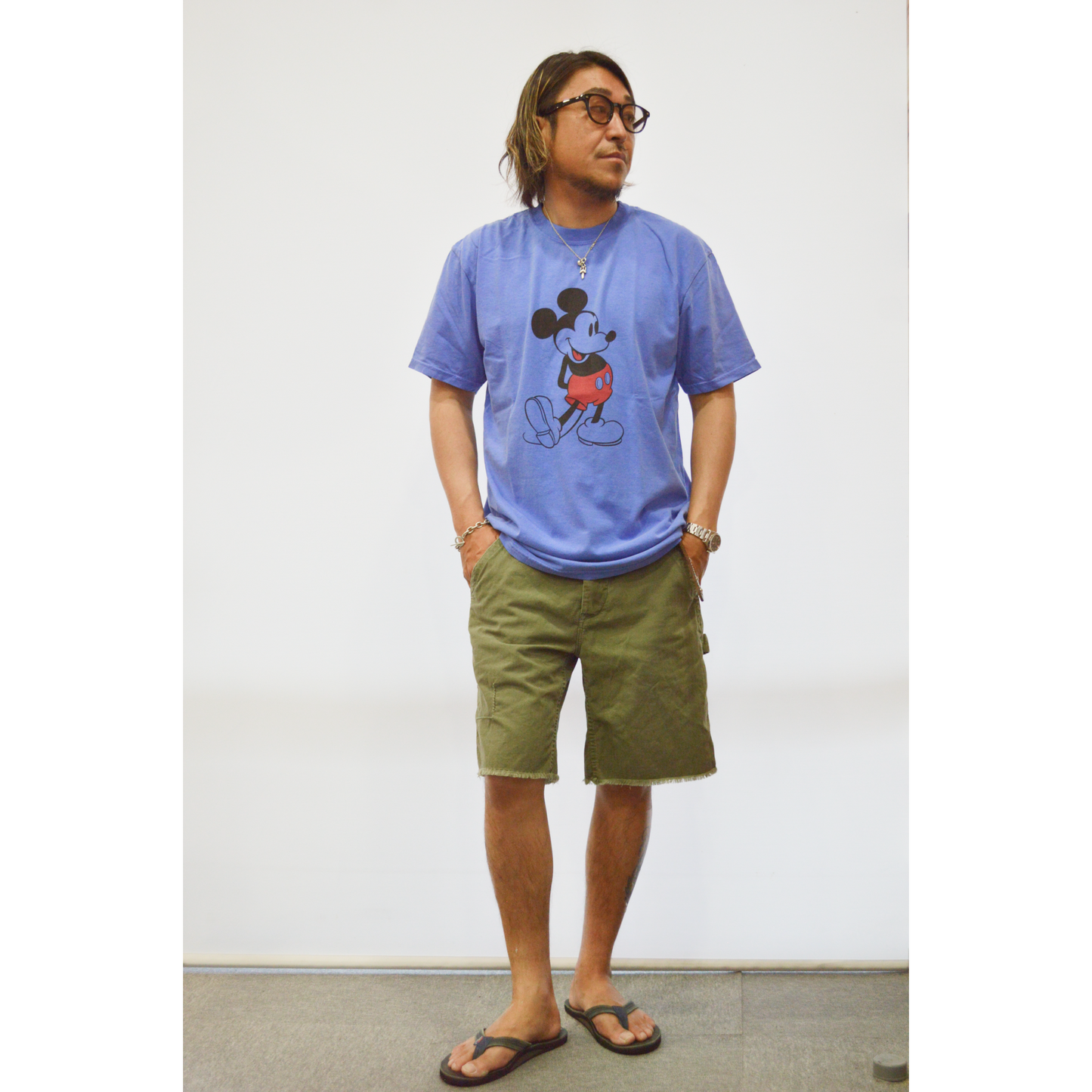 HOUSTON ミッキープリントTEE
