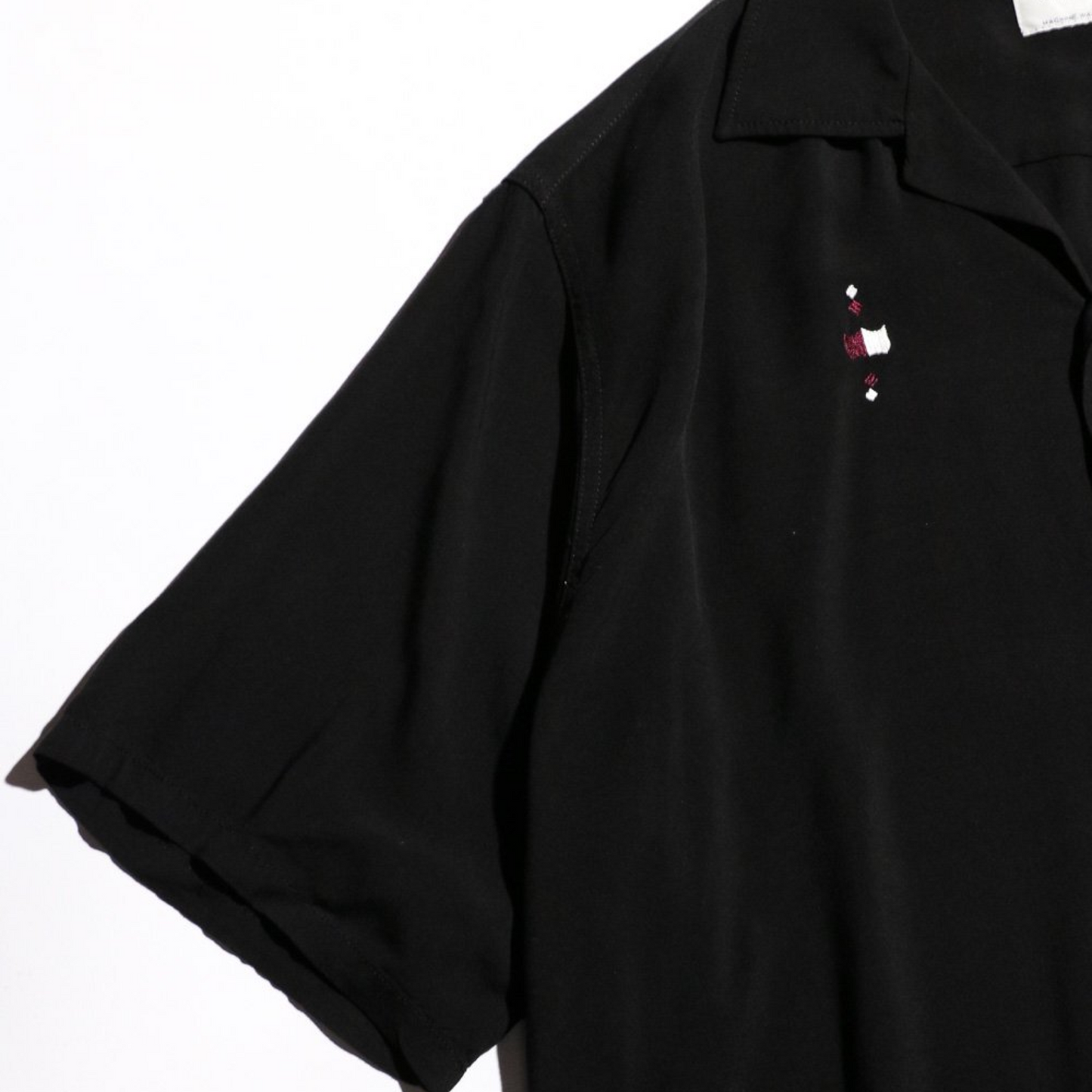 TOWNCRAFT EMBROIDERY LOOP COLLAR SS SHIRTS