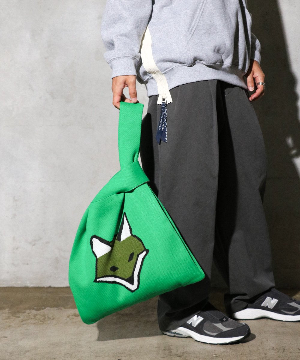 THE FOX KNIT TOTE BAG