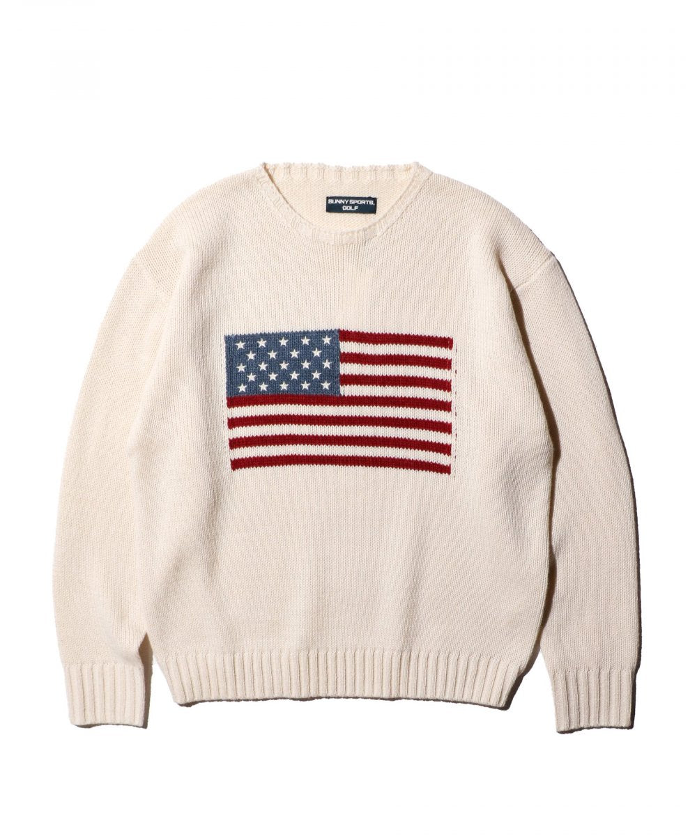 FLAG CREW SWEATER