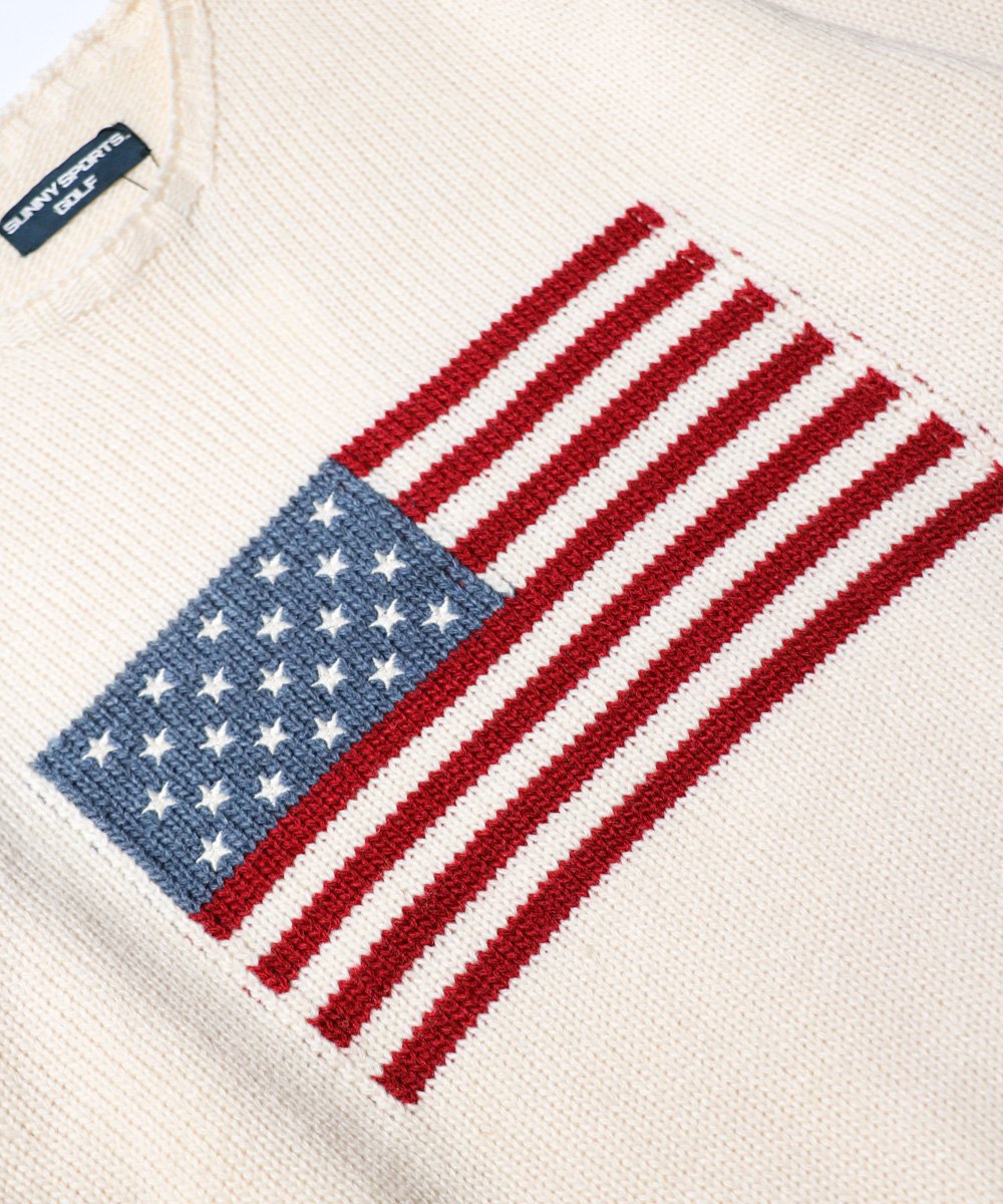 FLAG CREW SWEATER