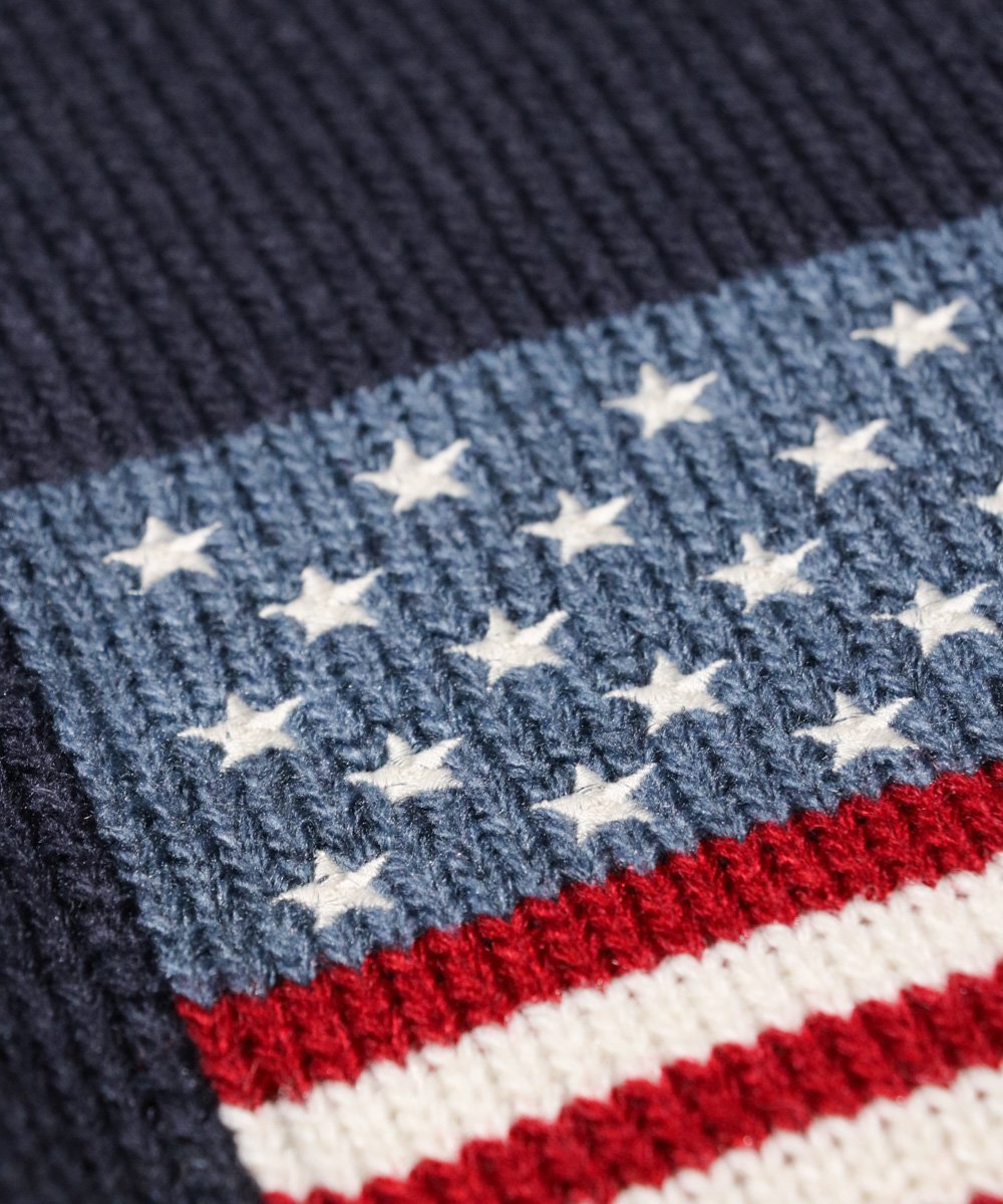 FLAG CREW SWEATER