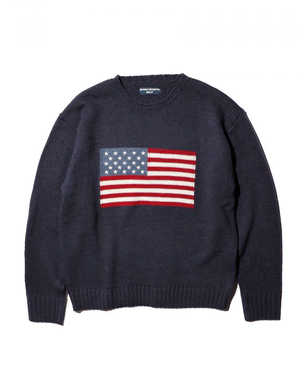 FLAG CREW SWEATER