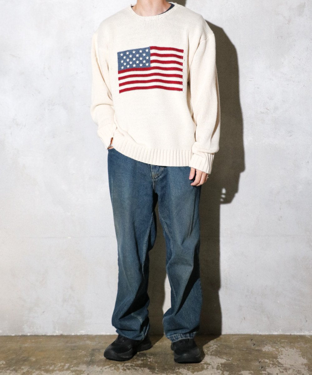 FLAG CREW SWEATER