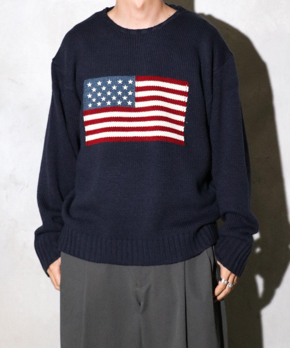 FLAG CREW SWEATER