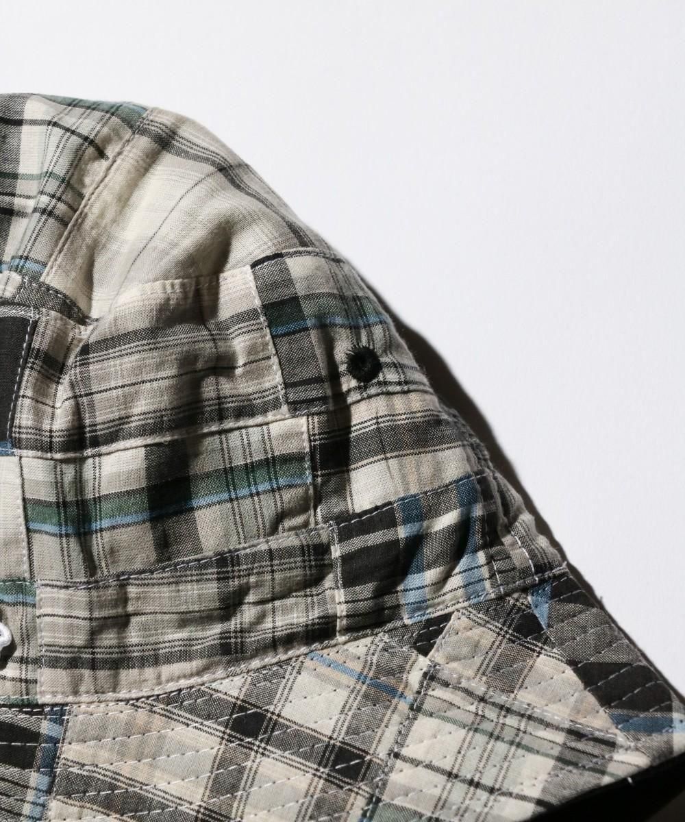 THE FOX 2WAY PATCHWORK BUCKET HAT