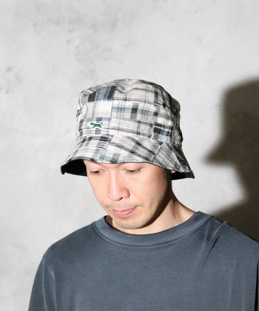 THE FOX 2WAY PATCHWORK BUCKET HAT