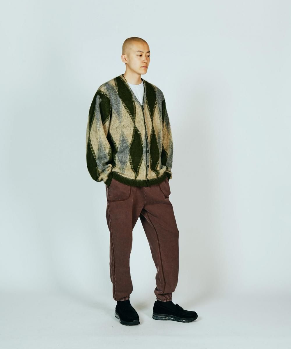 VINTAGE PATTERN SHAGGY CARDIGAN