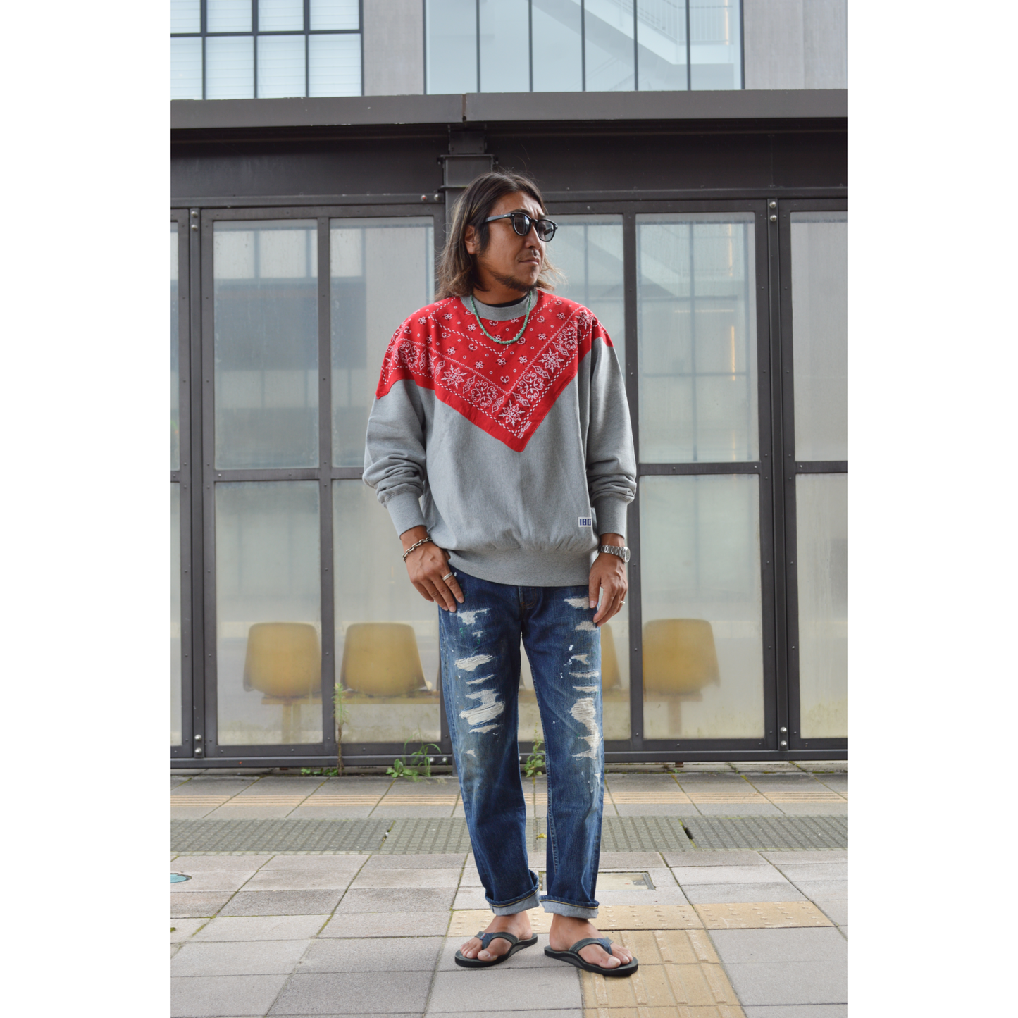 VTG BANDANA SWEAT SHIRT