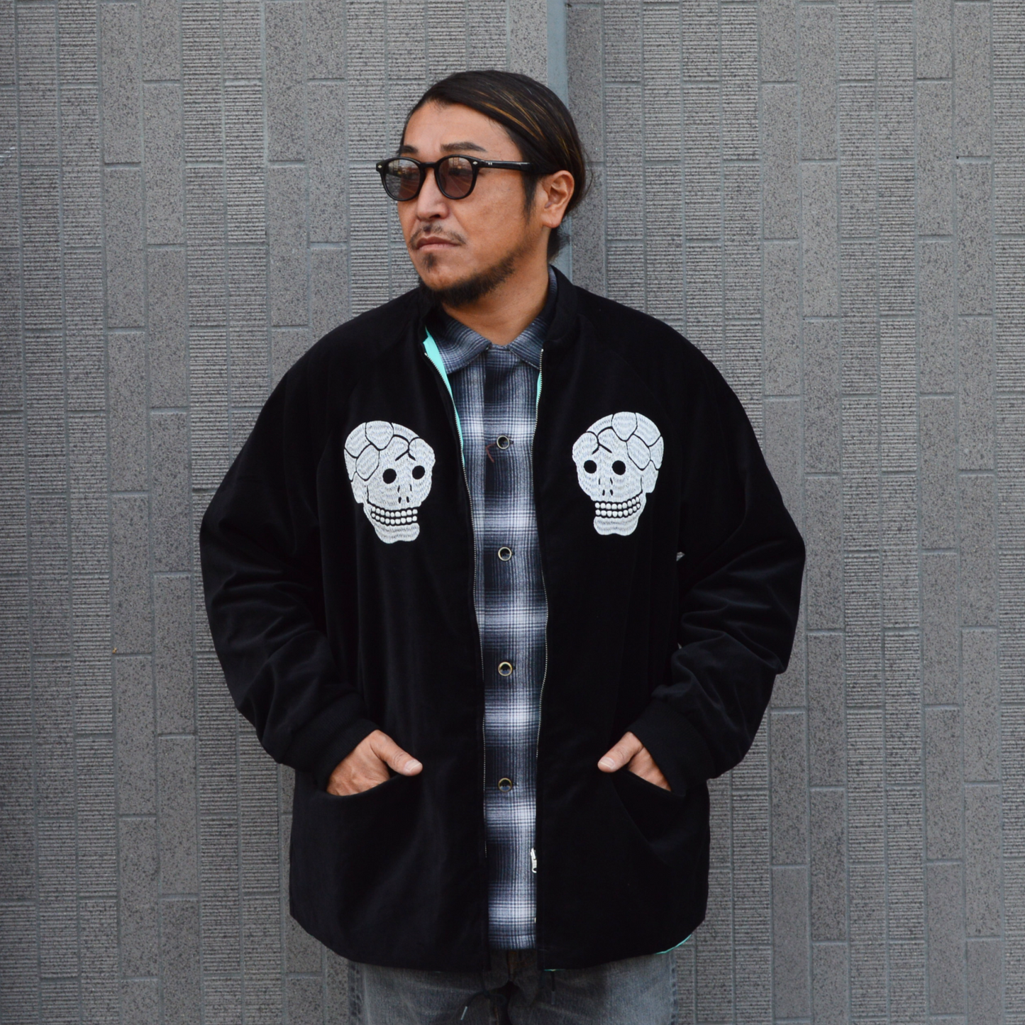 Cloveru with Penneys 【 Skull & Tiger 】 Reversible Jacket.