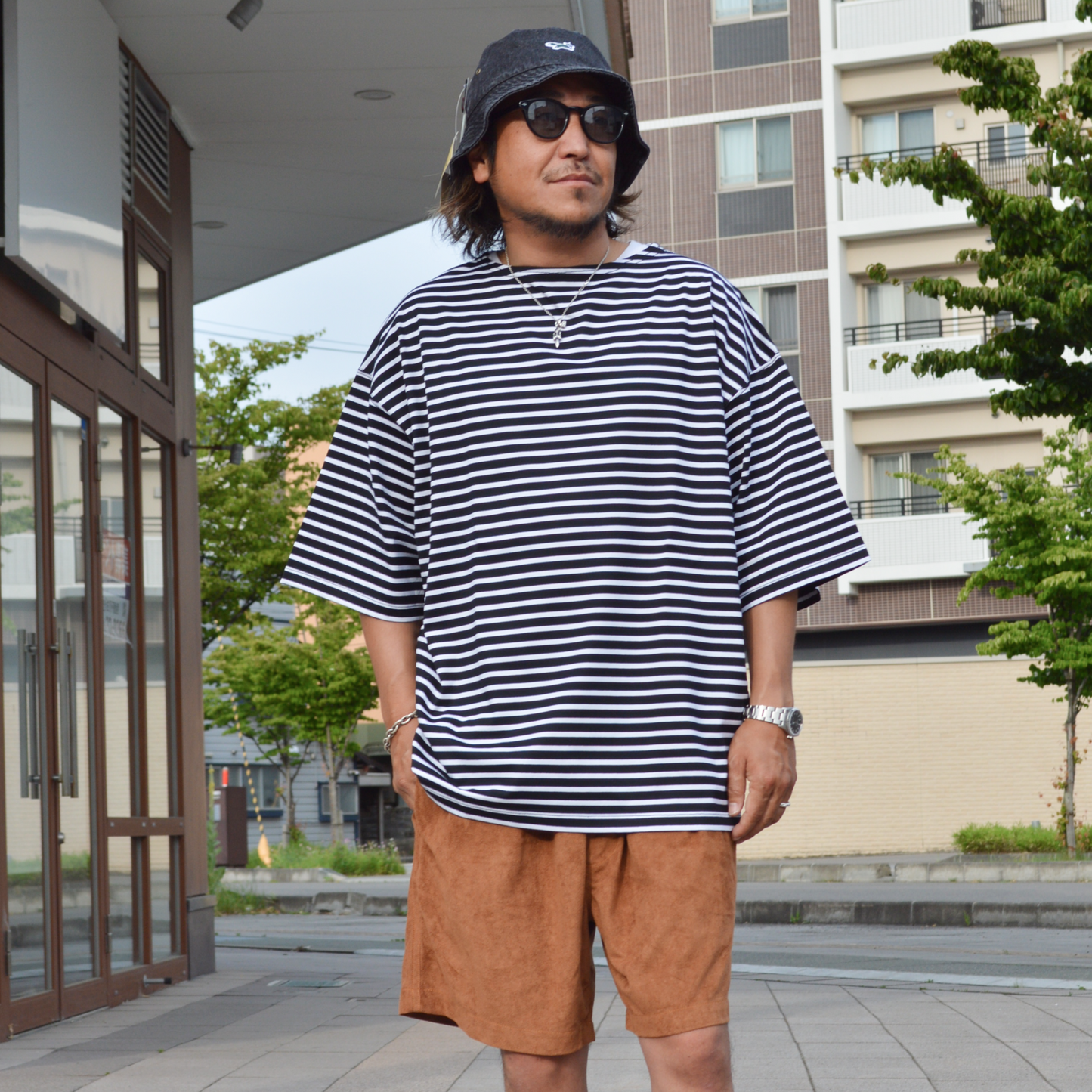 SUNNYSPORTS FAKE SUEDE BAGGY SHORT