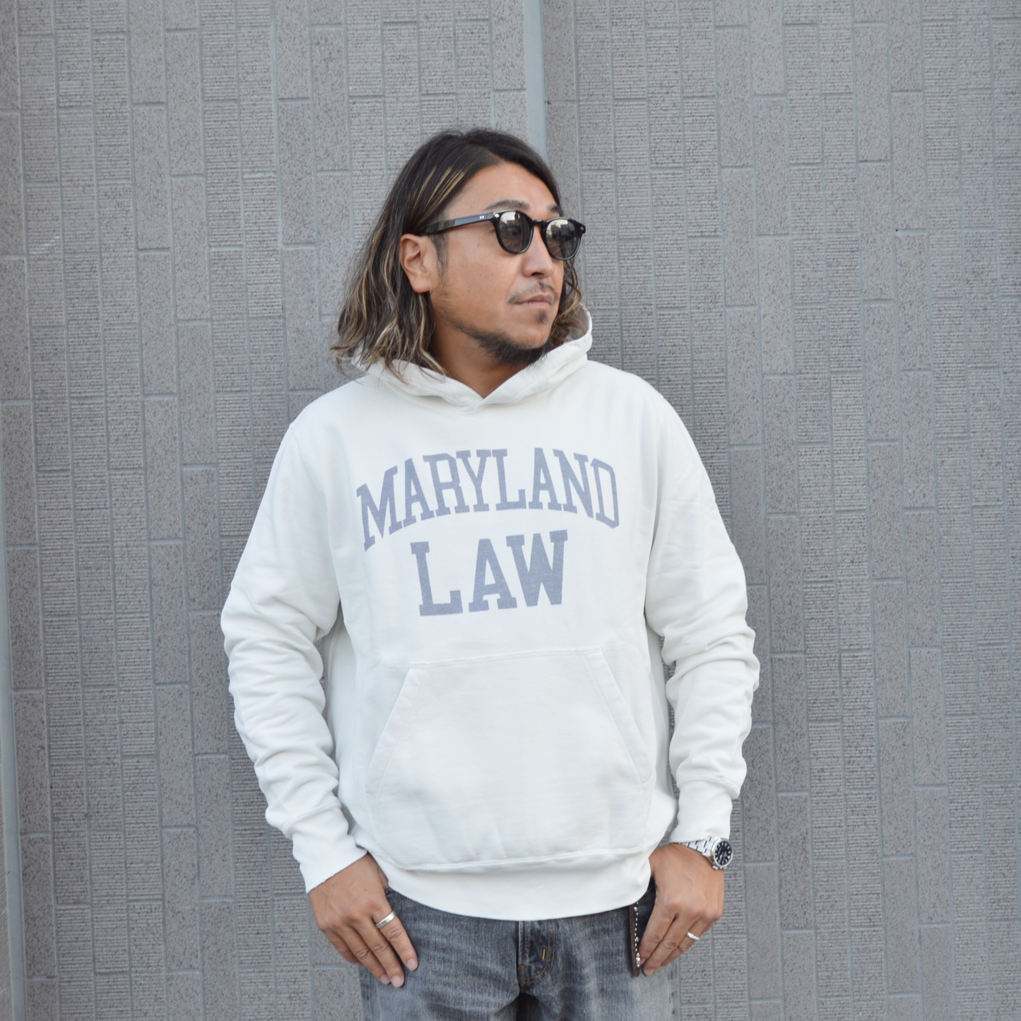SP加工裏毛パーカー(MARYLAND)