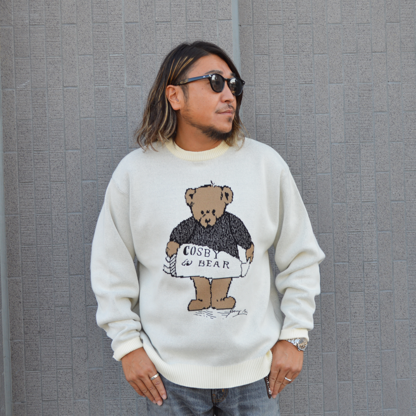 COSBY BEAR CREW SWEATER