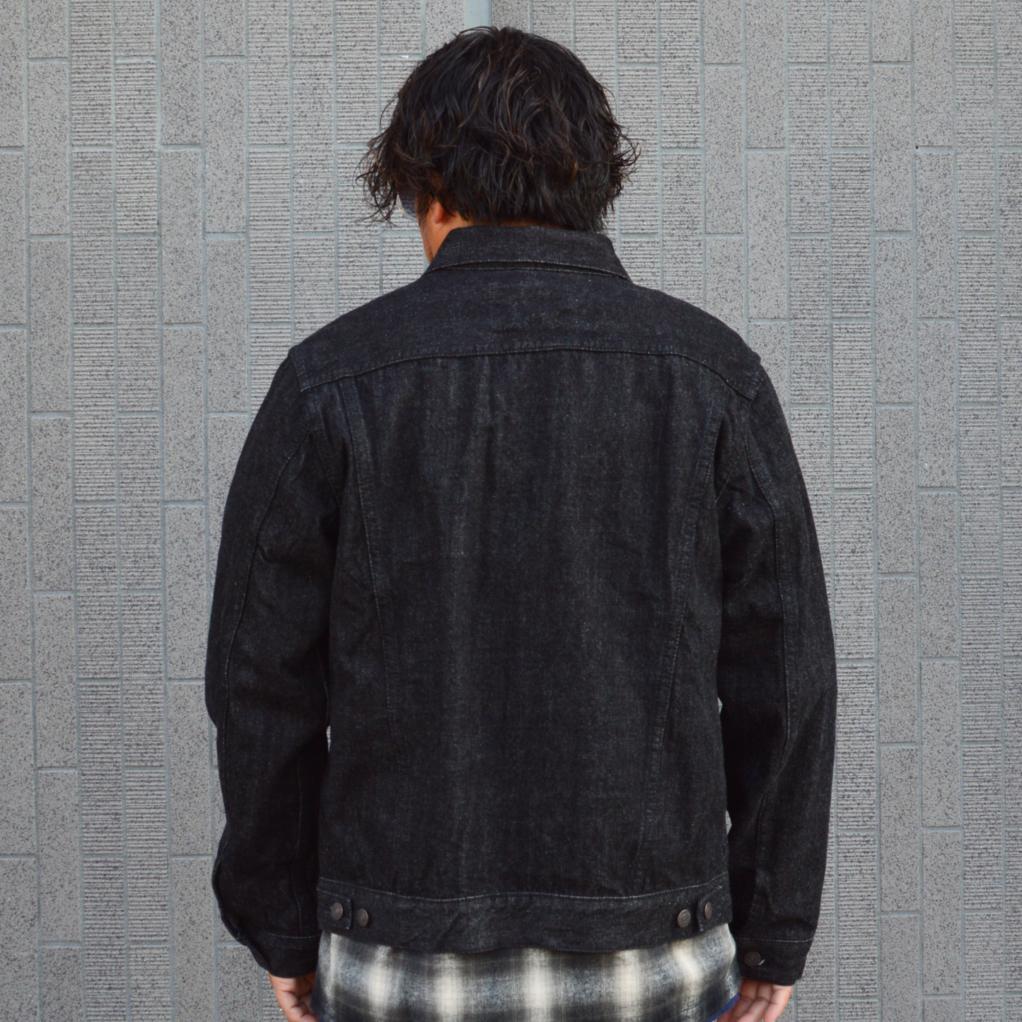 F2444 SELVEDGE DENIM 3rd JKT (BLACK DENIM)