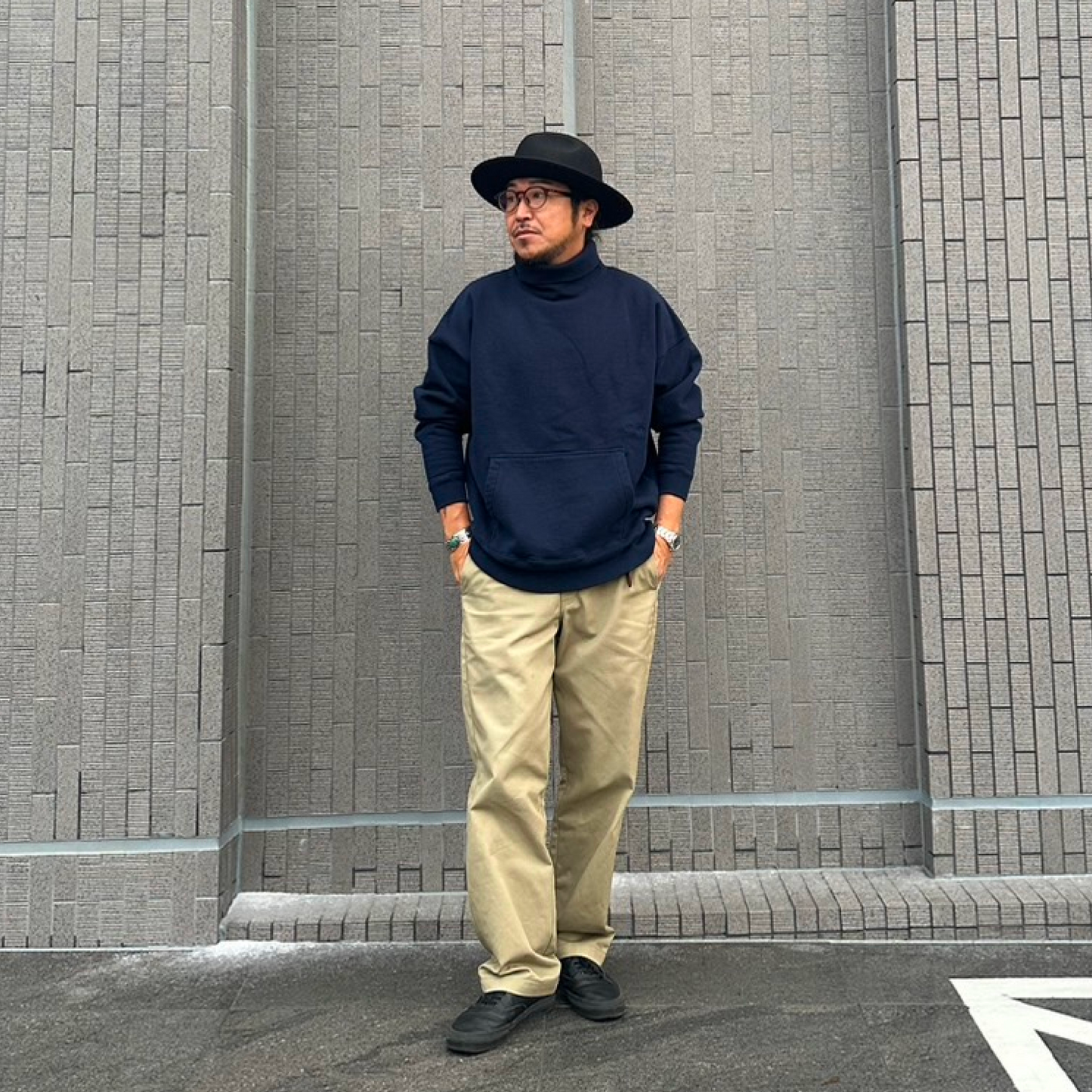 Wide Sweat "MUJI TURTLE"