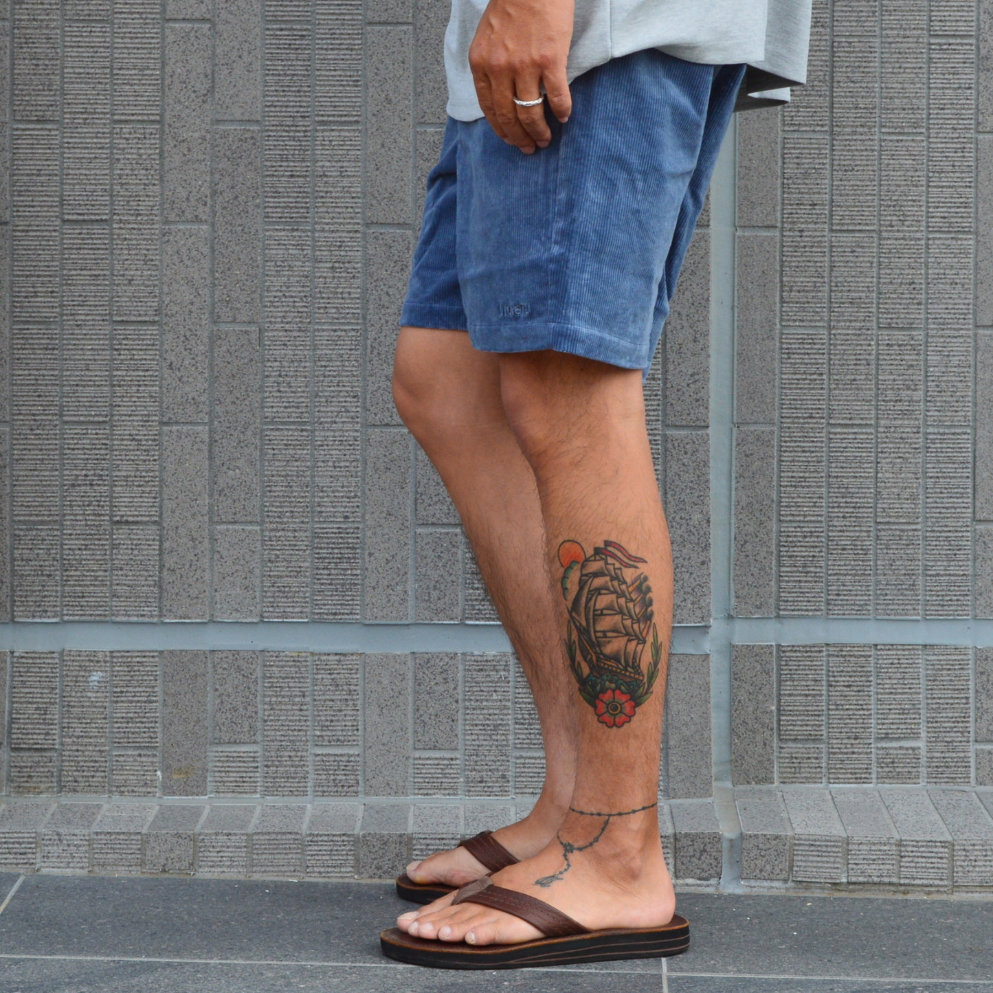 CLSS-2511 Courduroy Urban Classic Shorts. ver02
