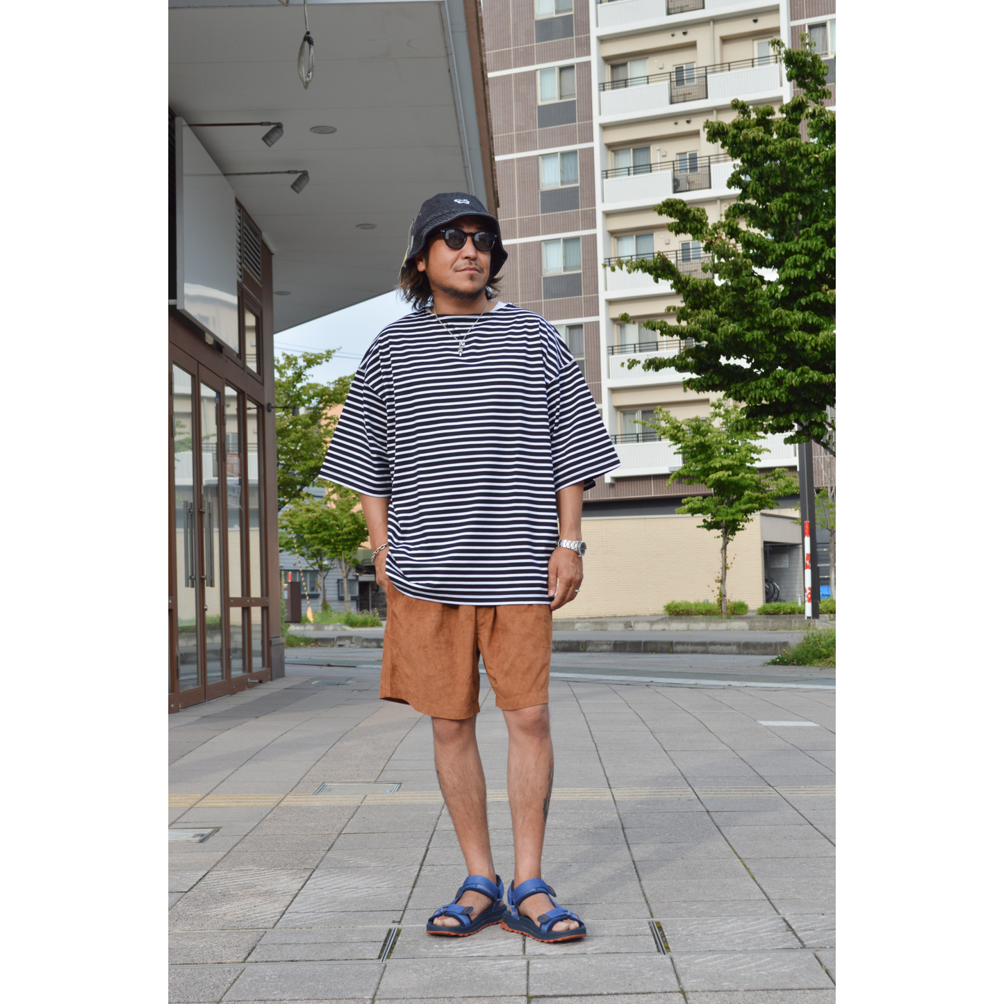 SUNNYSPORTS FAKE SUEDE BAGGY SHORT