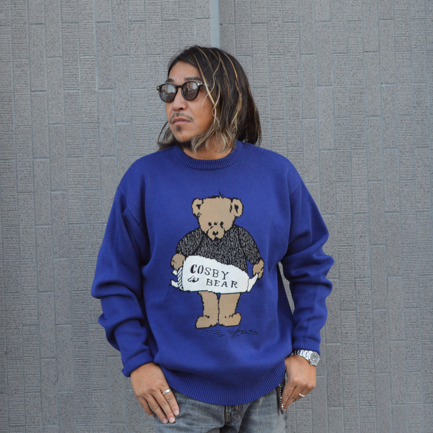 COSBY BEAR CREW SWEATER