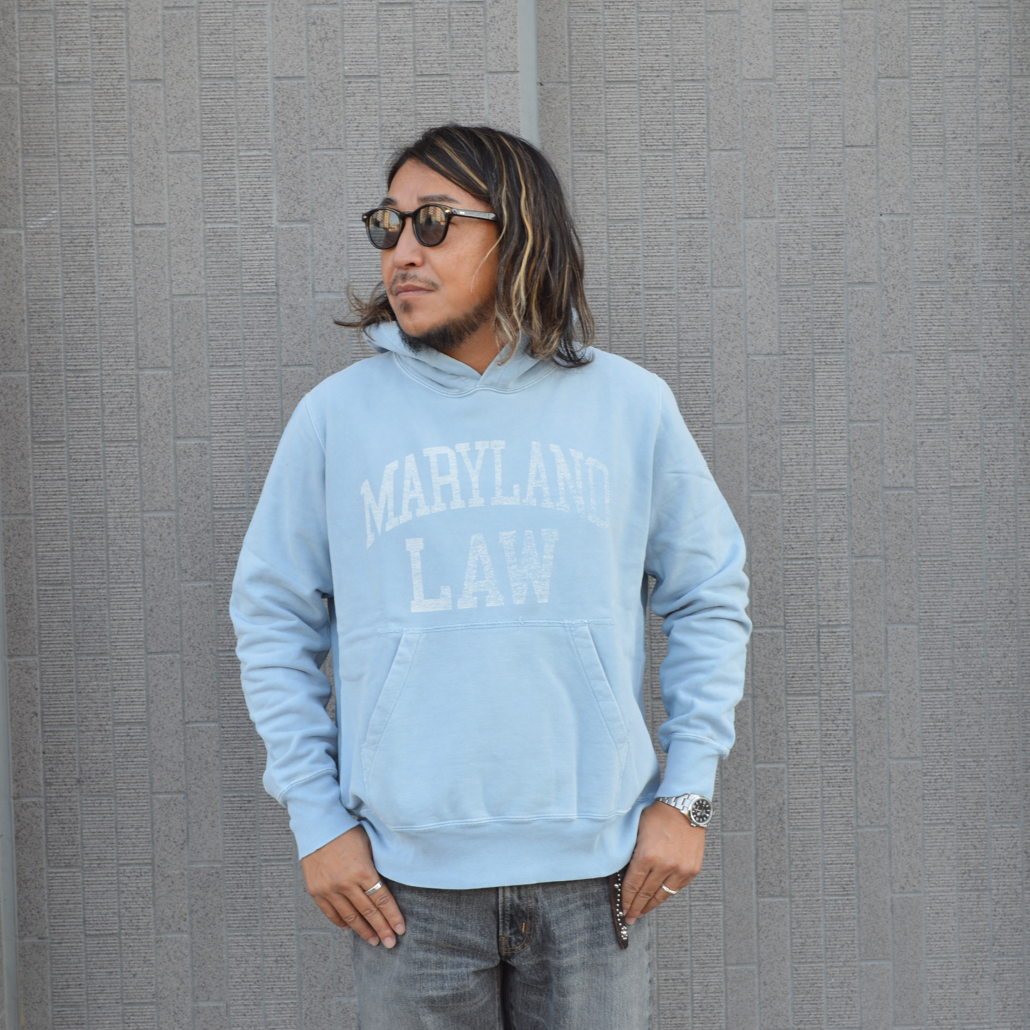 SP加工裏毛パーカー(MARYLAND)