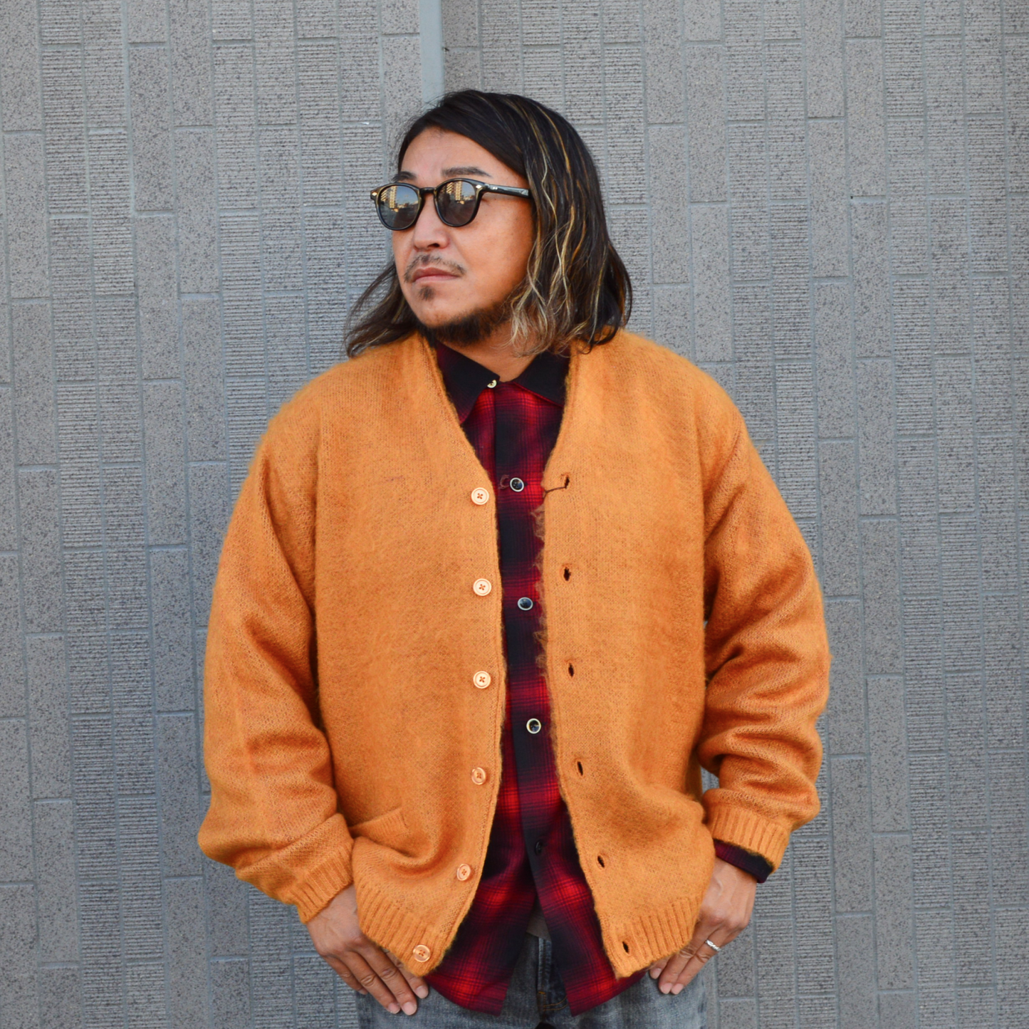 SHAGGY COLOR CARDIGAN