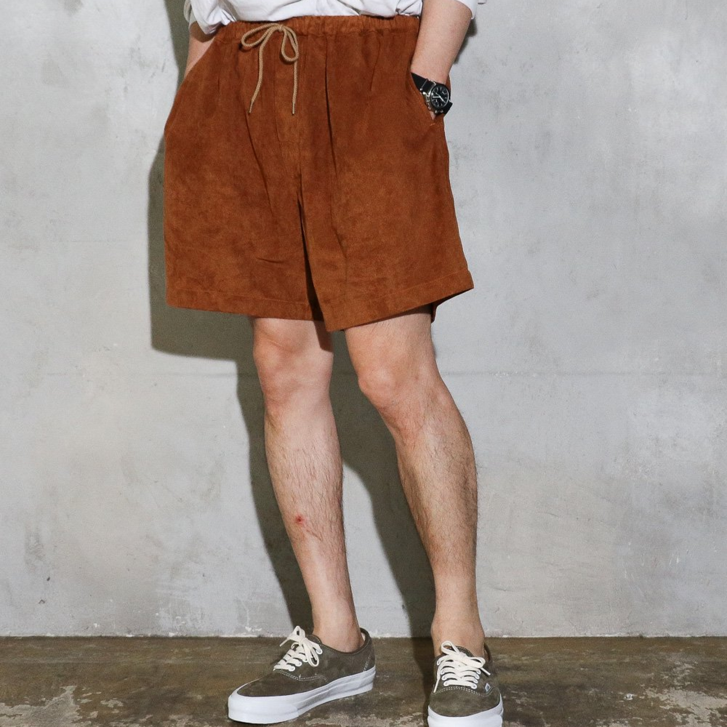 SUNNYSPORTS FAKE SUEDE BAGGY SHORT