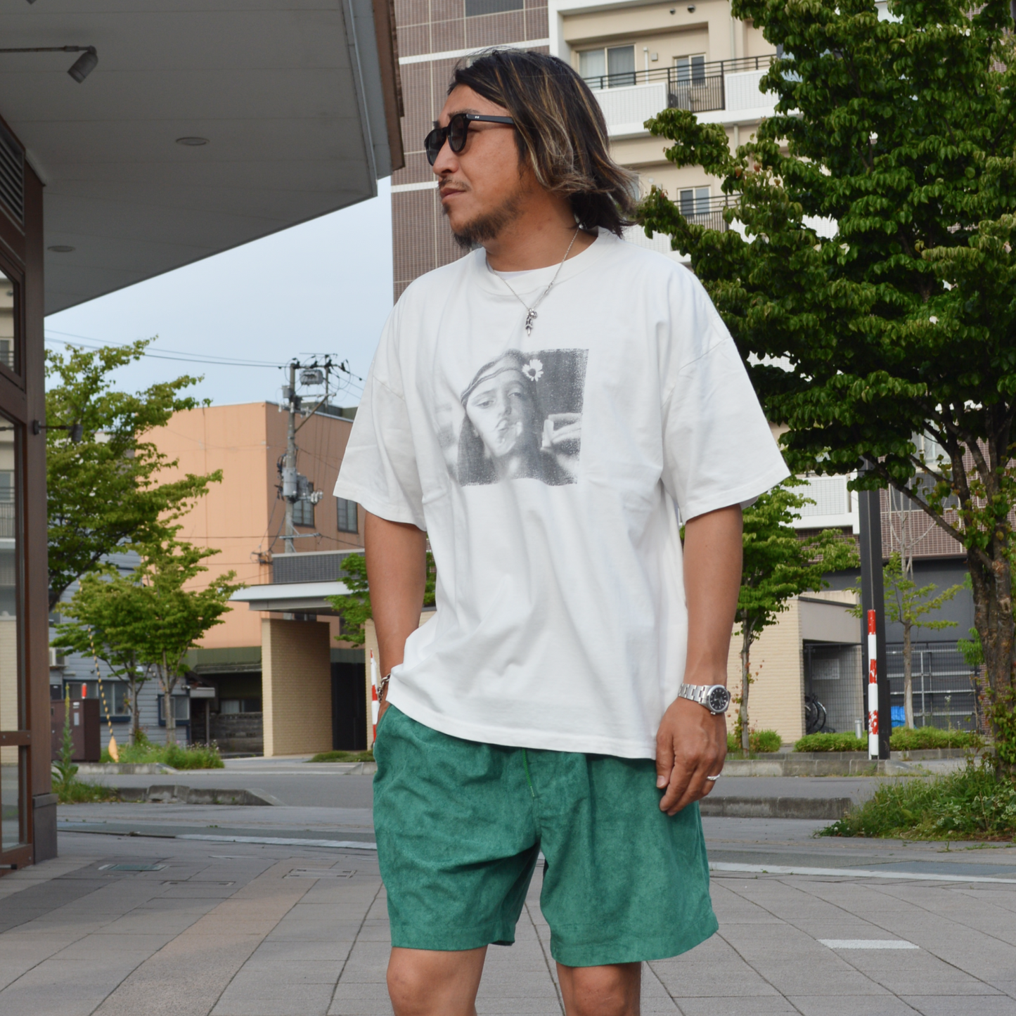 SUNNYSPORTS FAKE SUEDE BAGGY SHORT