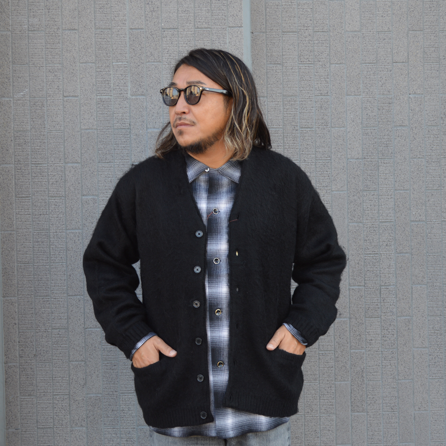 SHAGGY COLOR CARDIGAN
