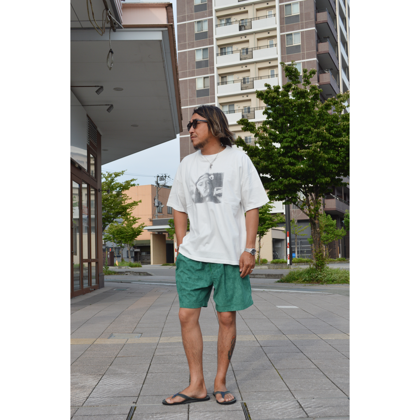 SUNNYSPORTS FAKE SUEDE BAGGY SHORT