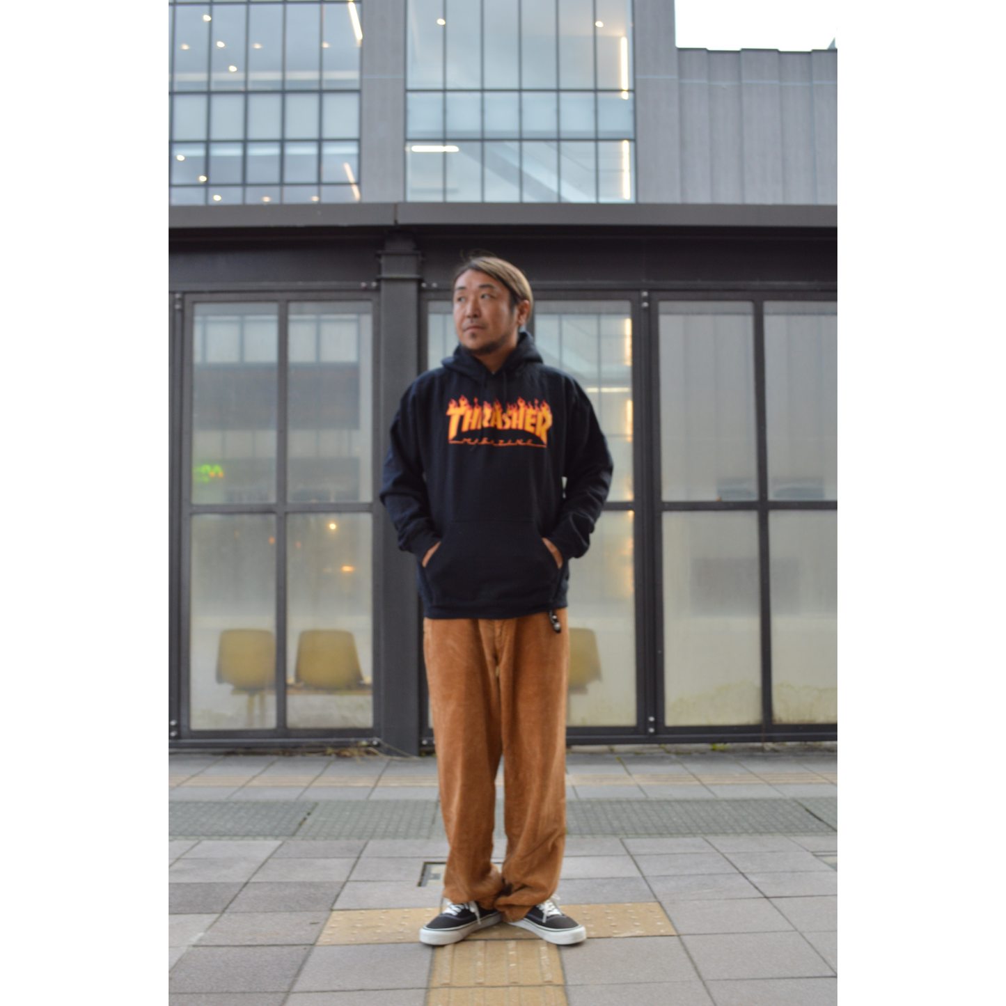 THRASHER FLAME HOODIE