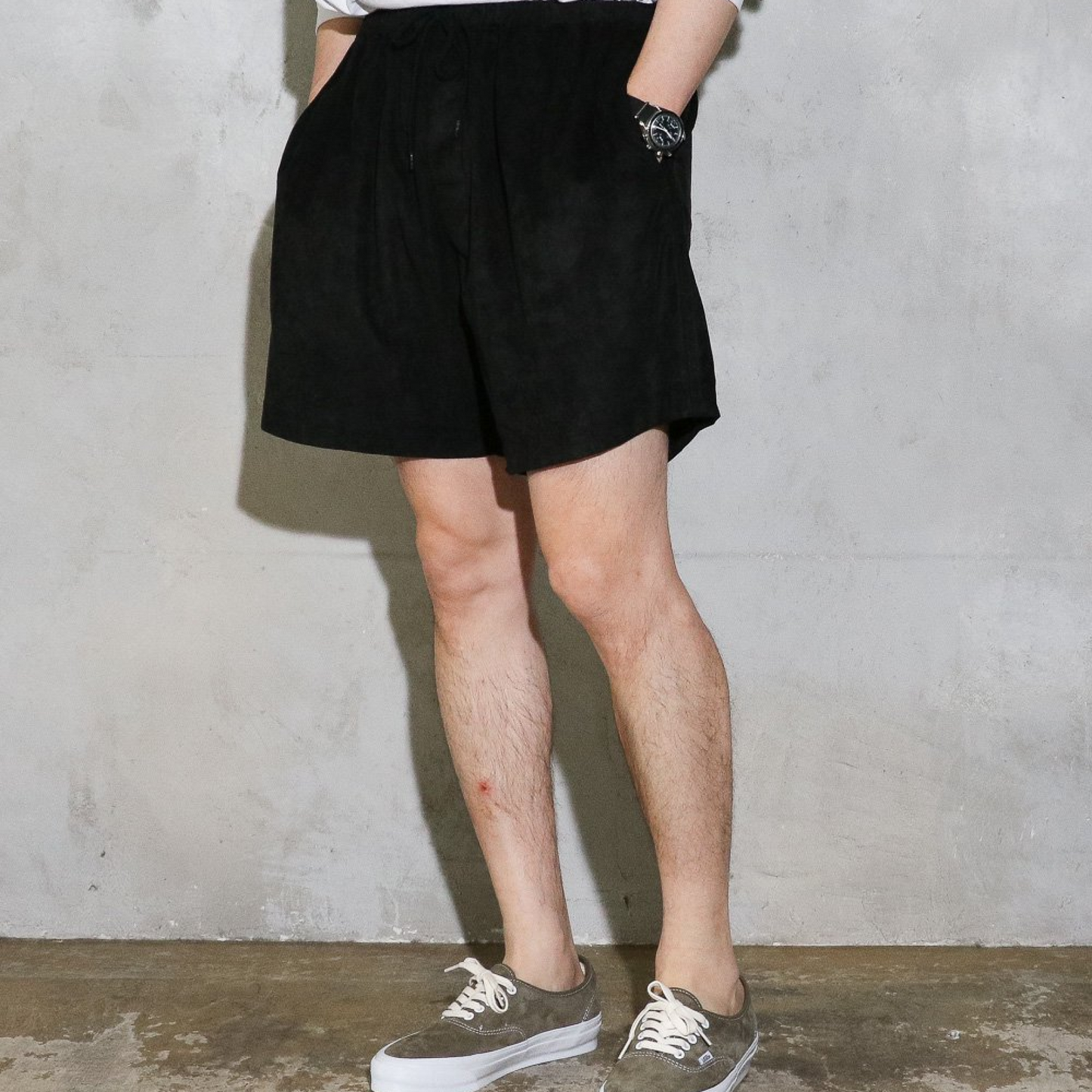 SUNNYSPORTS FAKE SUEDE BAGGY SHORT