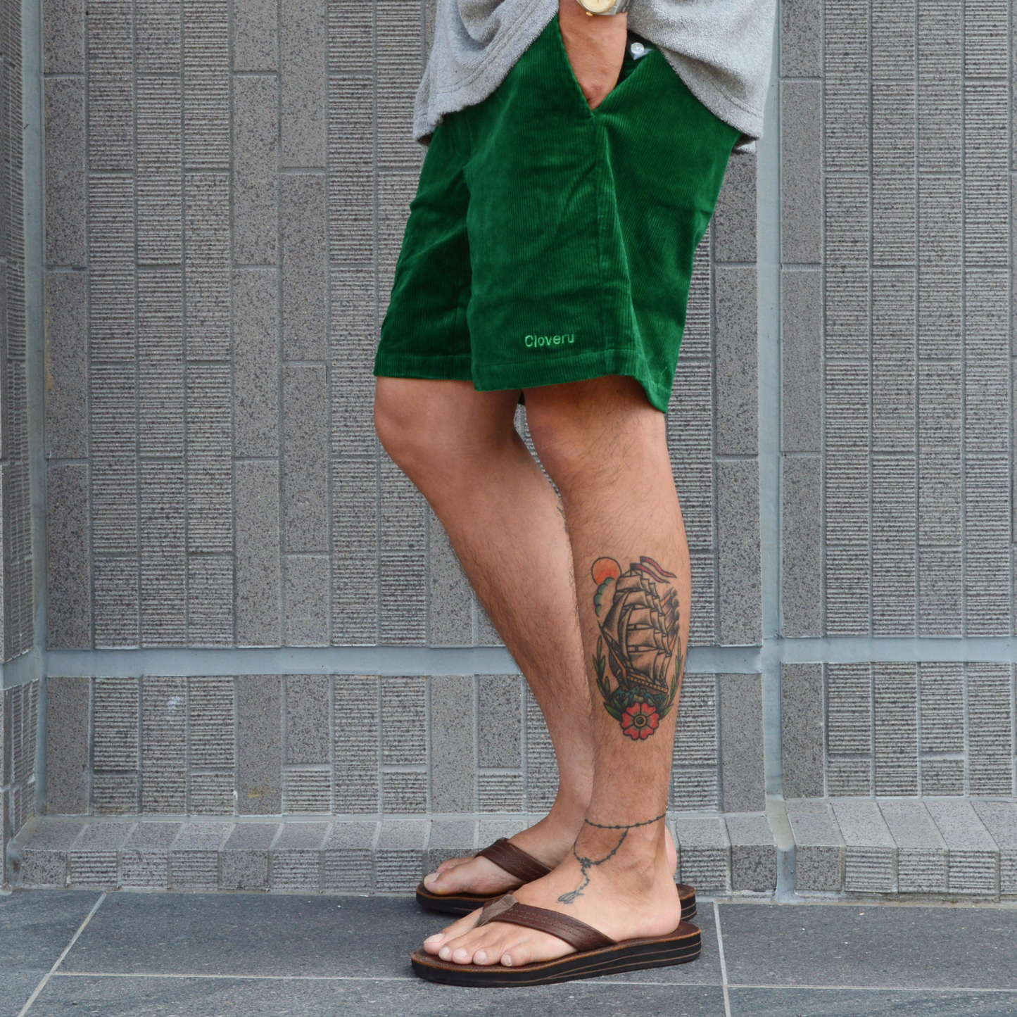 CLSS-2511 Courduroy Urban Classic Shorts. ver02