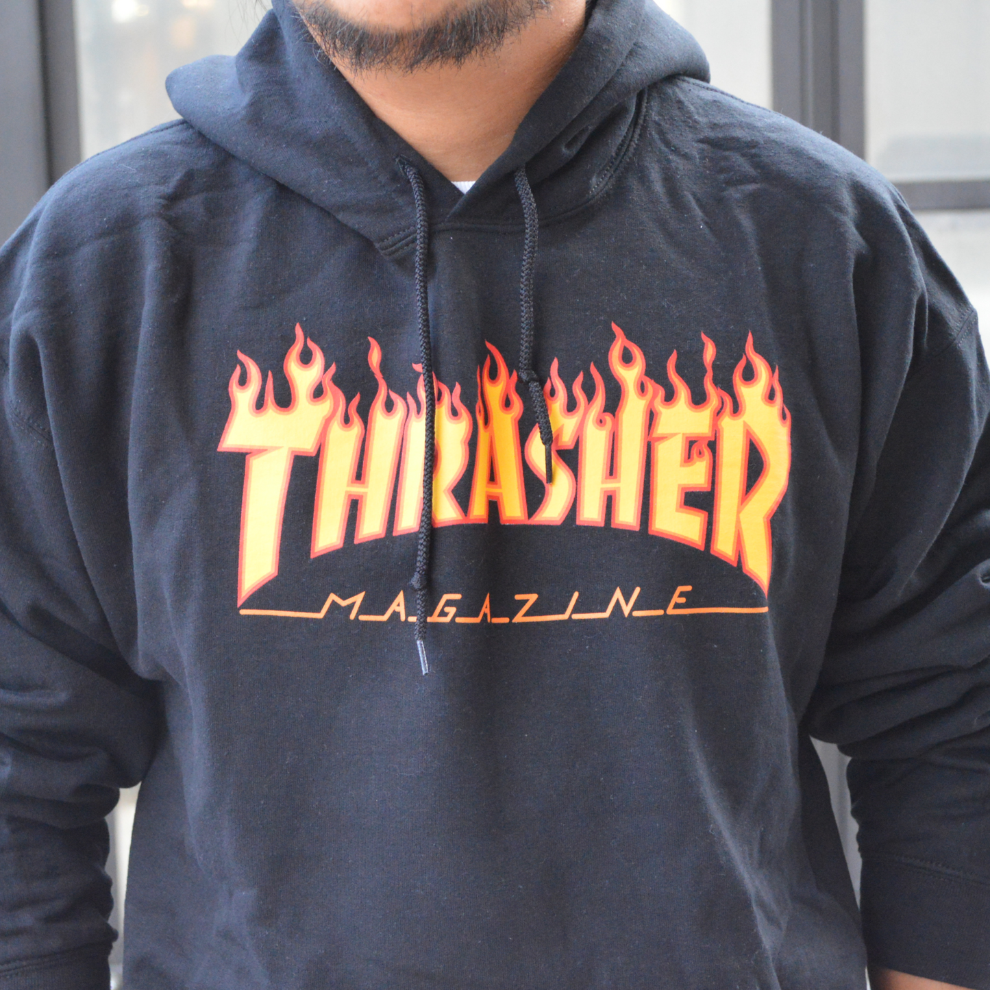 THRASHER FLAME HOODIE