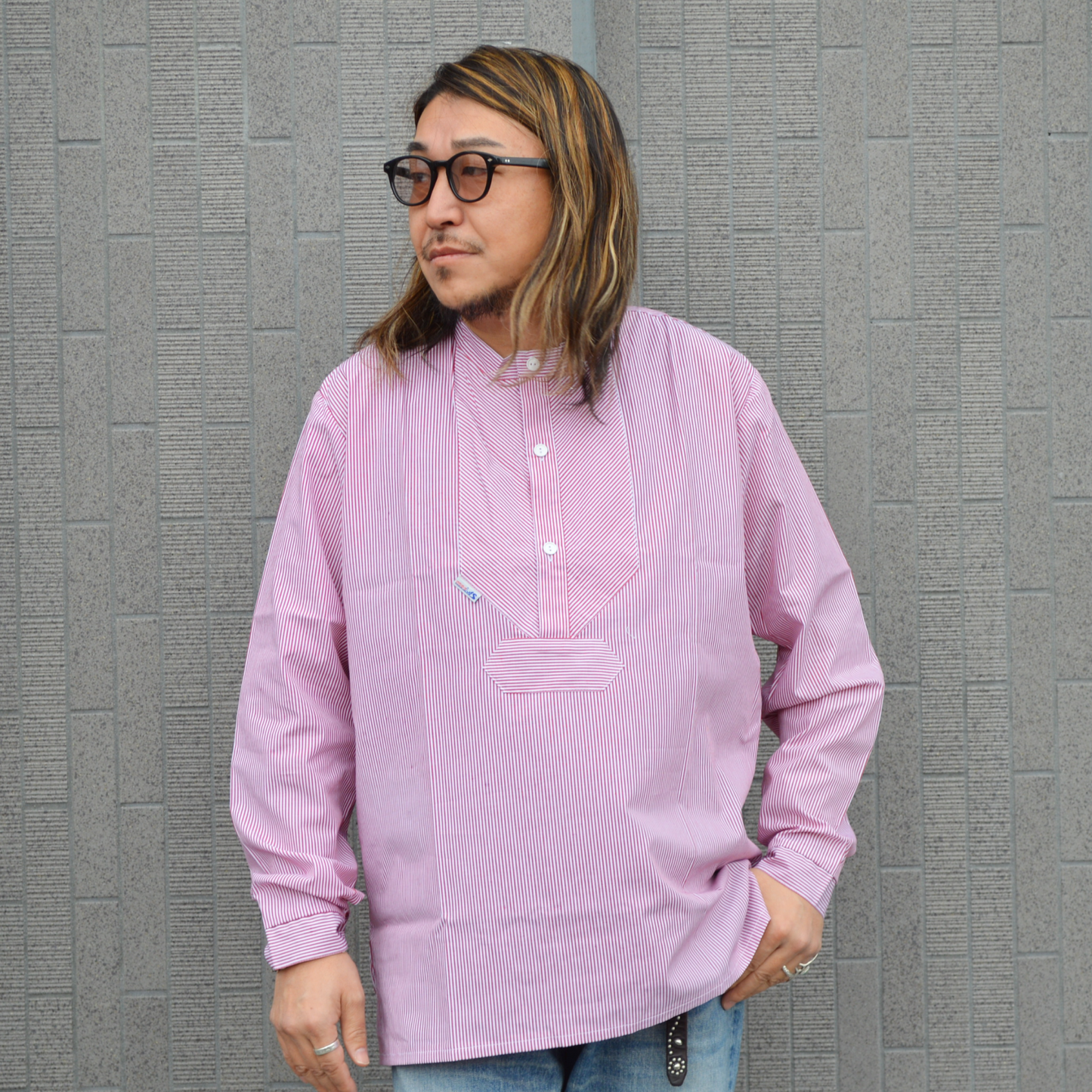 Sommer Fischerhemd - marine モダス サマーフィッシングシャツ