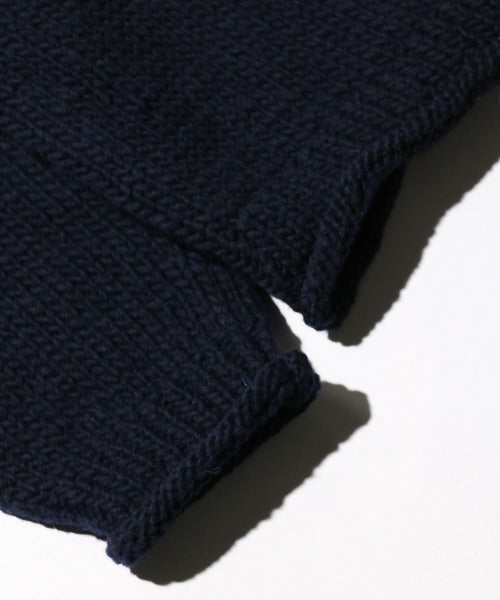 STAR HAND KNIT ROLL CREW
