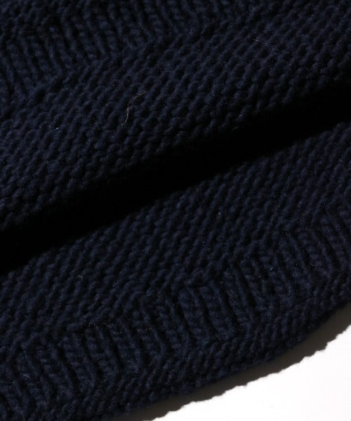 STAR HAND KNIT ROLL CREW
