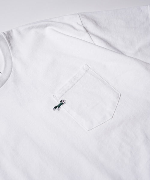 THE FOX OVER-DYE POCKET TEE