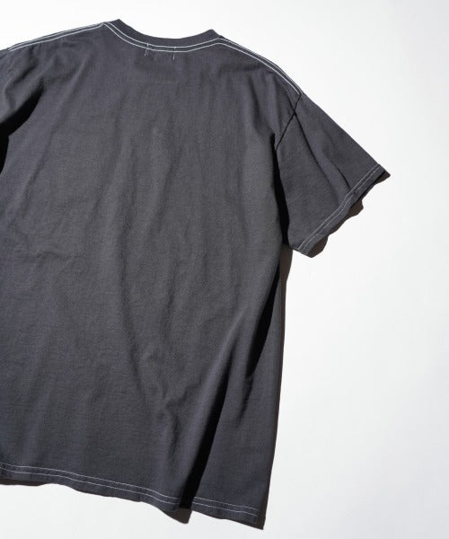 THE FOX OVER-DYE POCKET TEE