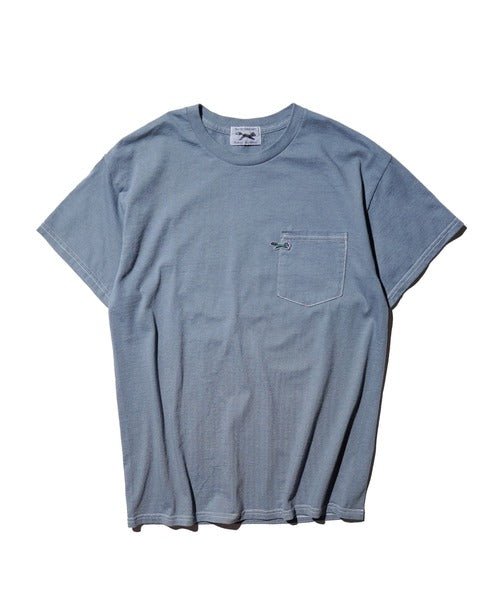 THE FOX OVER-DYE POCKET TEE