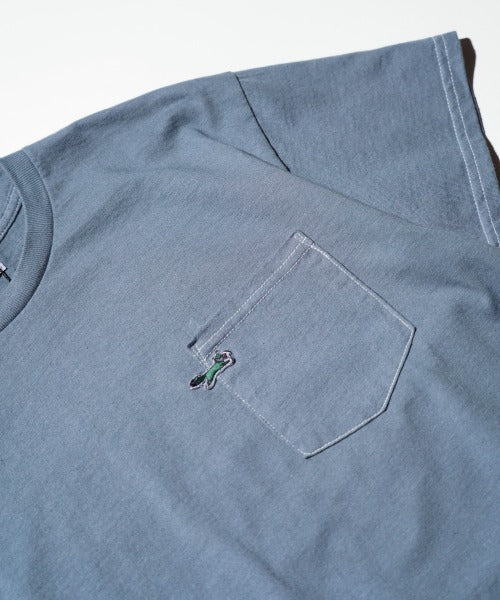 THE FOX OVER-DYE POCKET TEE