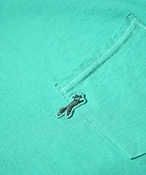 THE FOX OVER-DYE POCKET TEE