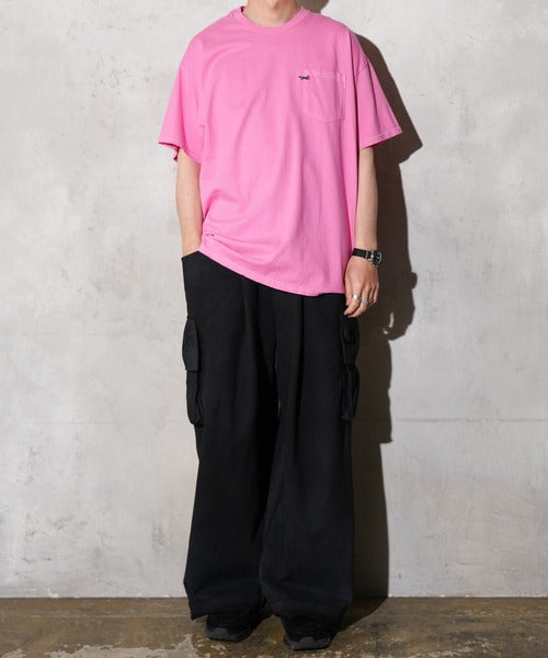 THE FOX OVER-DYE POCKET TEE