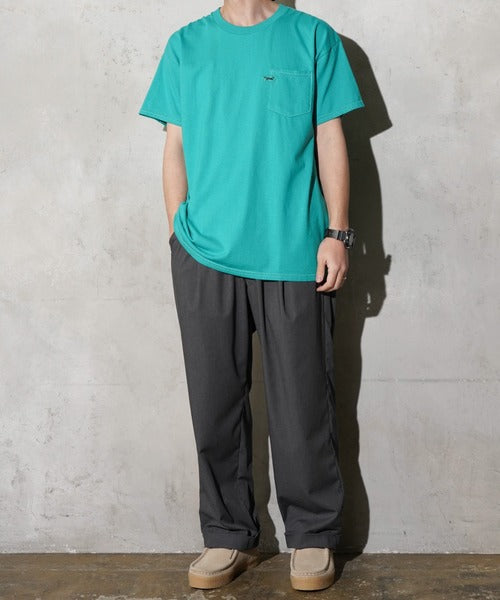 THE FOX OVER-DYE POCKET TEE
