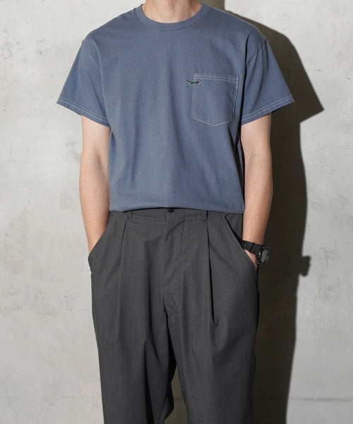 THE FOX OVER-DYE POCKET TEE
