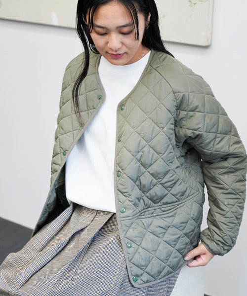 FOX STANDARD QUILT CREW CARDIGAN