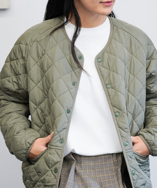FOX STANDARD QUILT CREW CARDIGAN