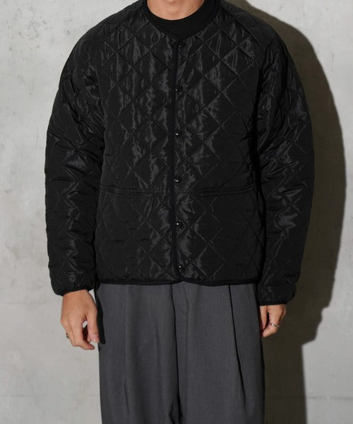 FOX STANDARD QUILT CREW CARDIGAN