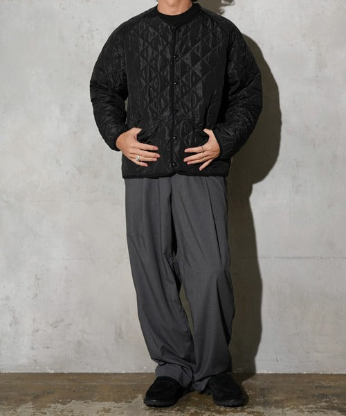 FOX STANDARD QUILT CREW CARDIGAN