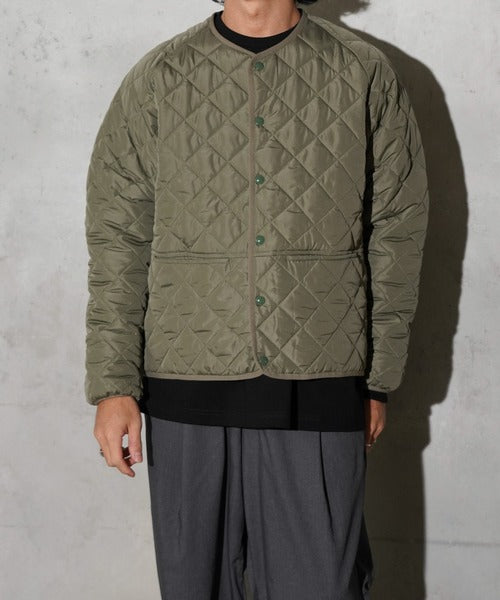 FOX STANDARD QUILT CREW CARDIGAN